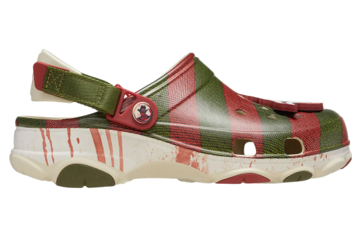 Freddy Kreuger x Crocs All Terrain Clog Maroon/Olive 210240-90H