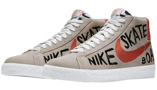 Geoff McFetridge x Nike SB Blazer Summit White / Team Orange 819861188