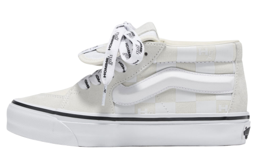 HommeGirls x Vans Sk8-Mid 83 White White/Black VN000NBN2VZ