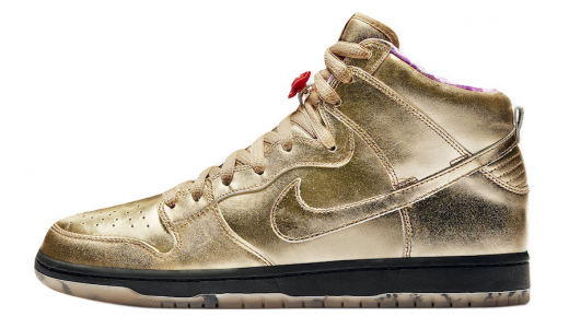 Humidity x Nike SB Dunk High Trumpet Metallic Gold/Metallic Gold-Black AV4168-776