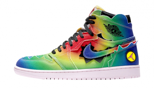 J Balvin x Air Jordan 1 High Multi-Color/Black-Pink Foam-Multi-Color DC3481-900