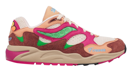 Jae Tips x Saucony Grid Shadow 2 Wear To The Party Brown/Red S70826-2