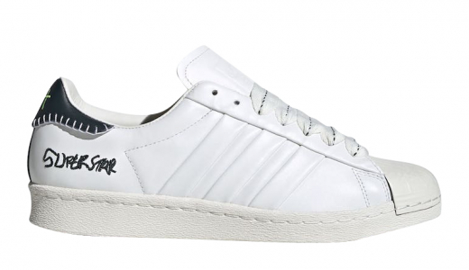 Jonah Hill x adidas Superstar Core White Core White/Green Night-Off White FW7577