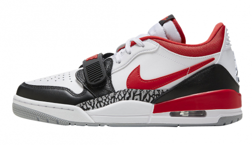 Jordan Legacy 312 Low Black Toe White/Black-Red CD7069-160