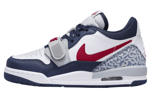 Jordan Legacy 312 Low GS White / Midnight Navy White/Midnight Navy/Wolf Grey/Varsity Red CD9054-164