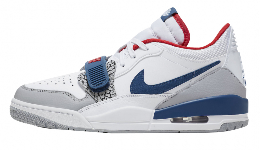 Jordan Legacy 312 Low True Blue White/French Blue-Wolf Grey-University Red CD7069-104