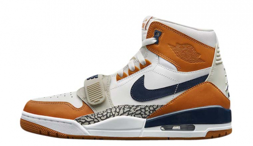 Jordan Legacy 312 Medicine Ball Light Brown White/Midnight Navy-Ginger AQ4160-140