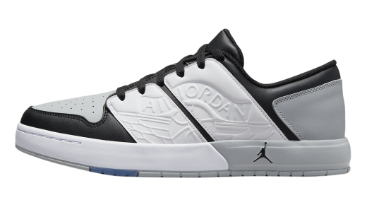 Jordan Nu Retro 1 Low Light Smoke Grey White/Black-Light Smoke Grey-Varsity Red DV5141-106