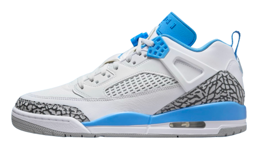 Jordan Spizike Low UNC White/University Blue/Wolf Grey-Anthracite FQ1759-141