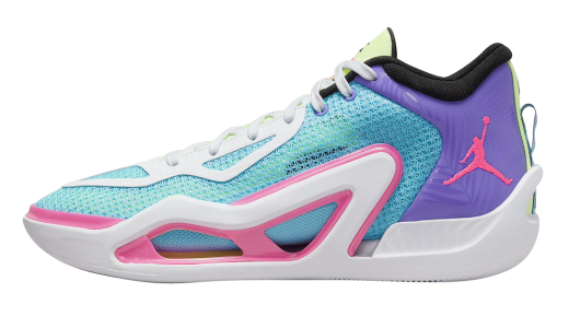 Jordan Tatum 1 Wave Runner Lagoon Pulse/Pink Blast-Psychic Purple-White-Lime Glow-Black FV0169-400