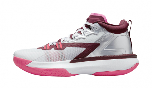 Jordan Zion 1 Marion White/Hyper Pink-Dark Beetroot-Metallic Silver DA3130-100