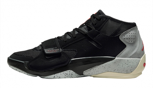 Jordan Zion 2 Black Cement Black/Siren Red-Black-Light Smoke Grey DO9161-060