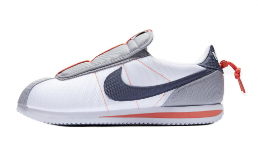 Kendrick Lamar x Nike Cortez Basic Slip White/Wolf Grey-Turf Orange-Thunder Blue AV2950-100