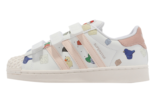 LEGO x adidas Superstar GS White Wonder Quartz Footwear White/Wonder Quartz/Core White IF2202