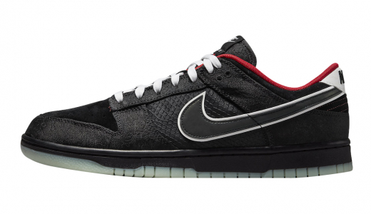 LPL x Nike Dunk Low Black/White-Bright Crimson DO2327-011