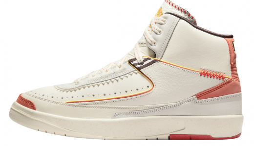 Maison Chateau Rouge x Air Jordan 2 Sail/Citron Pulse-Orange DO5254-180