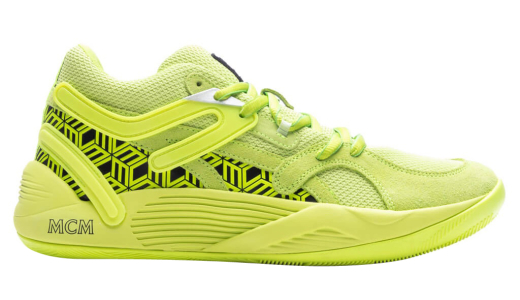 MCM x PUMA TRC Blaze Court Acid Lime/Black 377623-01