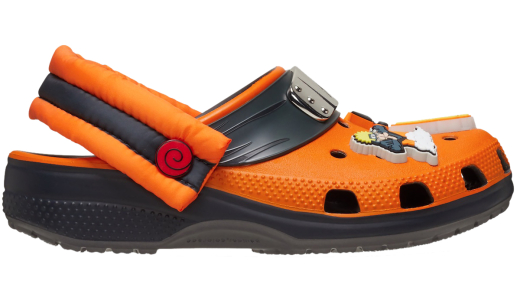 Naruto Shippuden x Crocs Classic Clog Naruto Orange/Black-Metallic Silver 209460-014