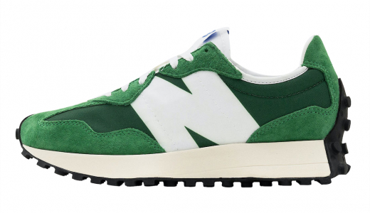 New Balance 327 Green White Varsity Green/Team Forest Green MS327LG1