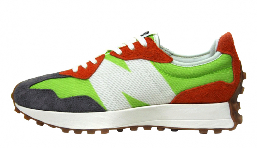 New Balance 327 Lime Green Red Lime Green/Red-Grey MS327SFA