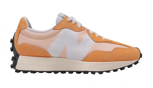 New Balance 327 WMNS Orange White Orange/White WS327LF1