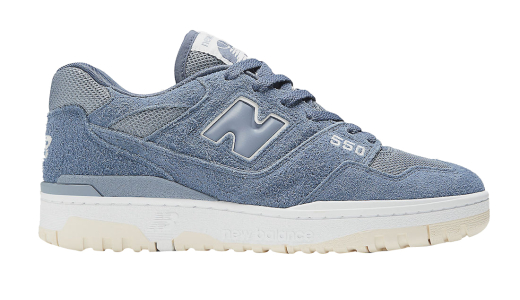 New Balance 550 Blue Suede Arctic Grey/Vintage Indigo-Macadamia Nut BB550PHC