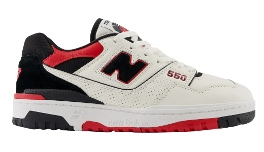 New Balance 550 Chicago Sea Salt/Team Red-Black BB550STR