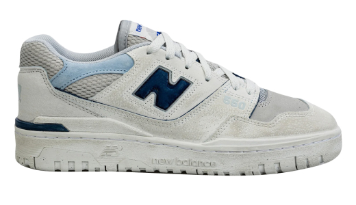 New Balance 550 Pre Worn White Grey White/Grey-Blue BB550GD1