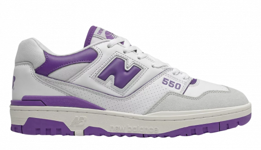 New Balance 550 White Purple White/Purple BB550WR1