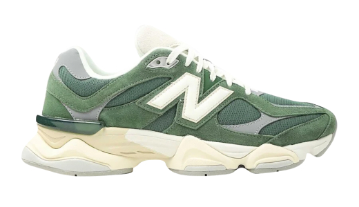 New Balance 9060 Green Suede Green/Cream-Grey U9060VNG