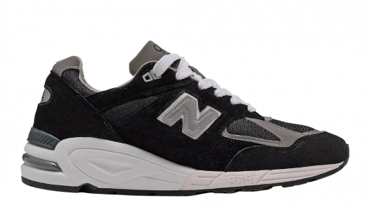 New Balance 990v2 Black Grey Black/White M990BL2