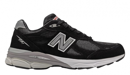 New Balance 990v3 Black Grey Black/Grey M990BS3