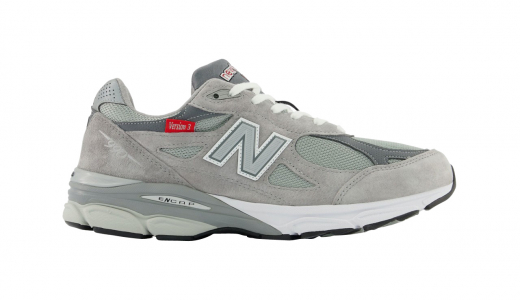 New Balance 990v3 Made In USA V3 Grey/Red M990VS3