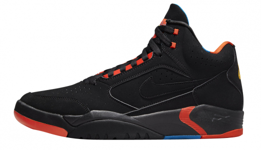 Nike Air Flight Lite Mid Black Team Orange Black/Team Orange-Imperial Blue-University Gold DQ7687-001