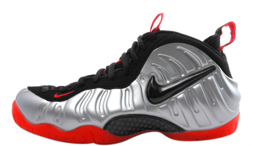 Nike Air Foamposite Pro Bright Crimson Metallic Silver/Black-Bright Crimson 624041-016