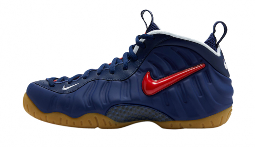 Nike Air Foamposite Pro USA Blue Void/Gum Light Brown-White-University Red CJ0325-400