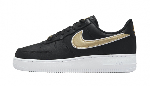 Nike Air Force 1 Low Black Metallic Gold Black/Metallic Gold-White DD1523-001