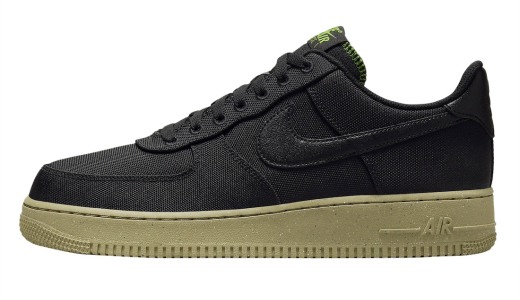 Nike Air Force 1 Low Black Neutral Olive Black/Black-Neutral Olive-Chlorophyll FJ4160-001