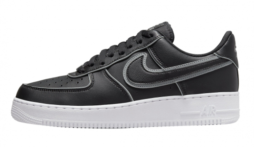 Nike Air Force 1 Low Black Reflective Black/Black-White DQ5020-010