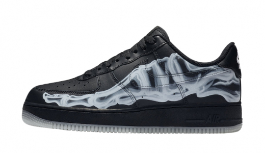 Nike Air Force 1 Low Black Skeleton Black/Black-Black BQ7541-001