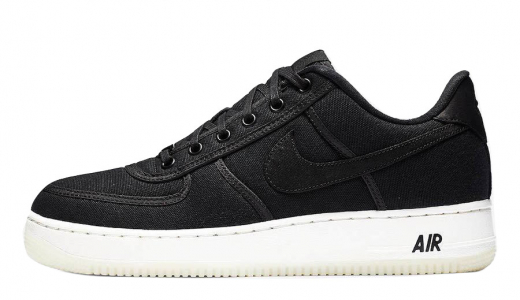 Nike Air Force 1 Low Canvas Black Black/Black-Summit White AH1067-004