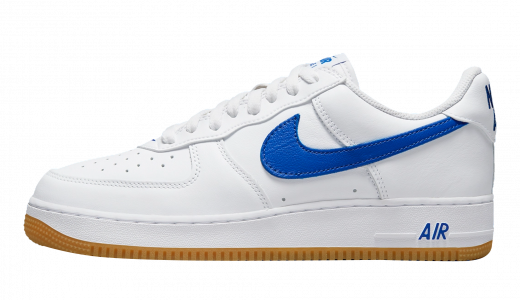 Nike Air Force 1 Low Color of The Month Royal Blue White/Royal Blue-Gum Yellow DJ3911-101