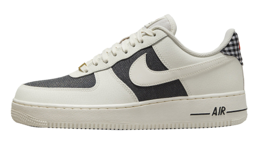 Nike Air Force 1 Low Designed Fresh Sail/Sail-Dark Smoke Grey-Safety Orange-Metallic Gold FJ4021-133