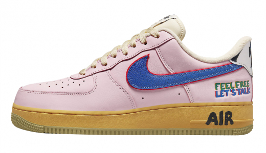 Nike Air Force 1 Low Feel Free Let's Talk Pink/Tan DX2667-600