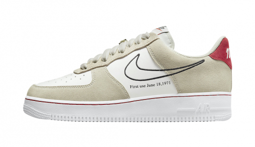 Nike Air Force 1 Low First Use Light Sail Red Light Stone/Black-Sail-University Red DB3597-100