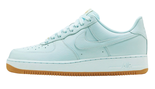 Nike Air Force 1 Low Glacier Blue Gum Glacier Blue/Gum Yellow-Metallic Gold HF4933-400