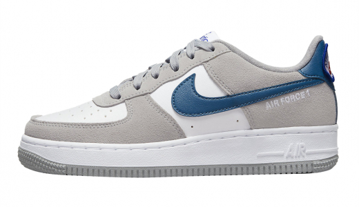 Nike Air Force 1 Low GS Athletic Club White Grey White/Grey-Blue DH9597-001