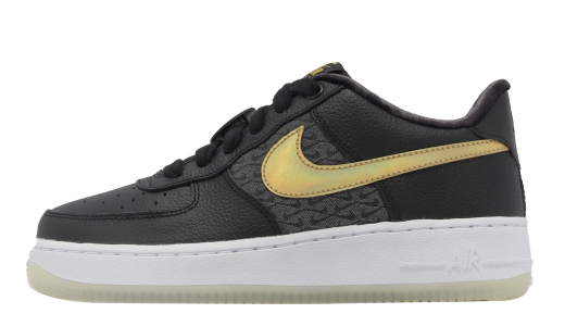 Nike Air Force 1 Low GS Bronx Origins Black/Metallic Gold-white FN6977010