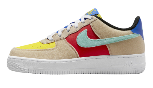 Nike Air Force 1 Low GS Multicolor Velcro Multi-Color/Multi-Color FN7818-100