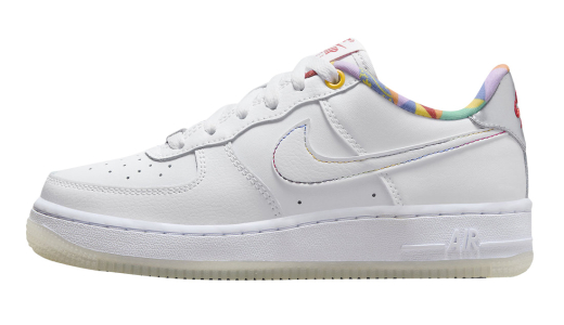 Nike Air Force 1 Low GS Playful Print White Multi FN8912111